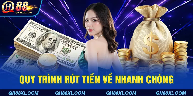 Quy trình rút tiền về nhanh chóng Quy trình rút tiền về nhanh chóng