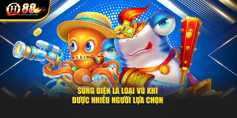 Súng điện là loại vũ khí được nhiều người lựa chọn Súng điện là loại vũ khí được nhiều người lựa chọn